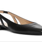 Stuart Weitzman Women's Embellished Slingback Flats Black Size 8.5 M