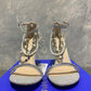 Stuart Weitzman Women's Nudist High Heel Sandals Gray Size 5.5 M