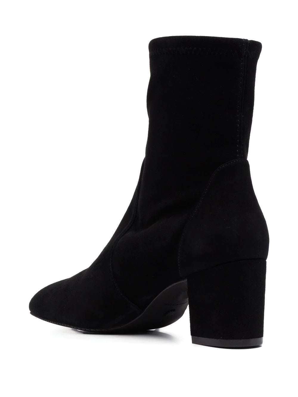 Stuart Weitzman Women's Sleek 60 Sock Bootie Black Size 8 M