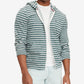 Tommy Hilfiger Men's Stripe French Terry Full Zip Hoodie Green Size XXL