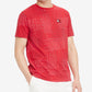Tommy Hilfiger Men's All Over Road Trip T-Shirt Red Size Large