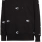 Tommy Jeans Men's Twisted Critter Flag Hoodie Sweatshirt Black Size Medium