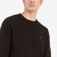 Tommy Hilfiger Men's Signature Solid Crew Neck Sweater Black Size Small