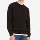 Tommy Hilfiger Men's Signature Solid Crew Neck Sweater Black Size Small