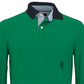 Tommy Hilfiger Men's Essential Logo Long Sleeve Polo Green Size X-Large