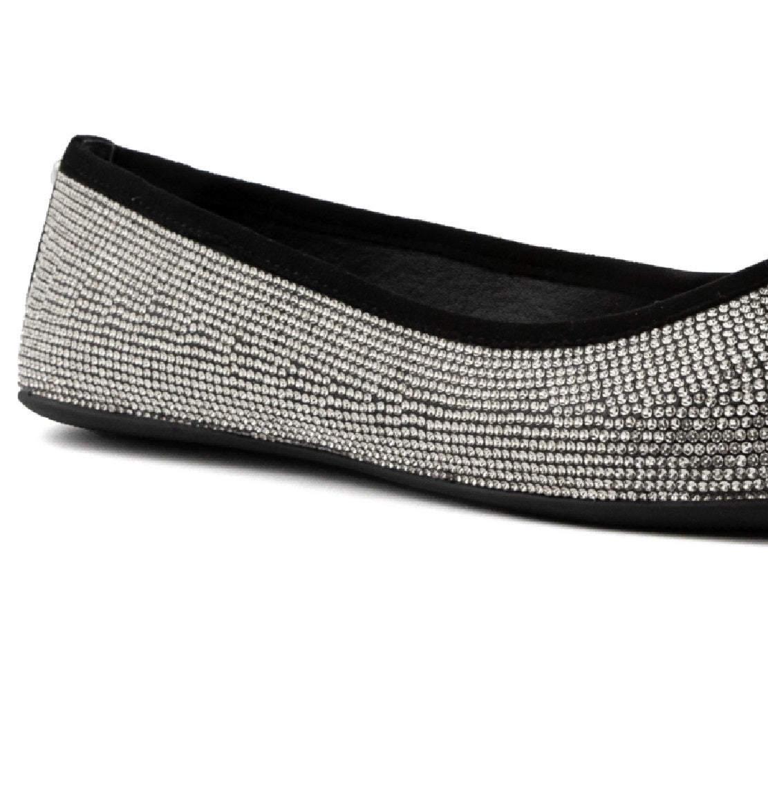 Juicy Couture Women's Farrah Embellished Ballet Flats Black Size 9.5M