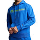 Champion Men's Logo Hoodie Blue Size Medium