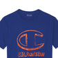 Champion Men's Classic Standard-Fit Logo Graphic T-Shirt Blue Size XX-Large