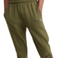 Champion Men's Powerblend Standard Fit Logo Print Fleece Joggers Green Size Small