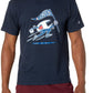 Champion Men's Classic Standard-Fit Logo Graphic T-Shirt Blue Size XL