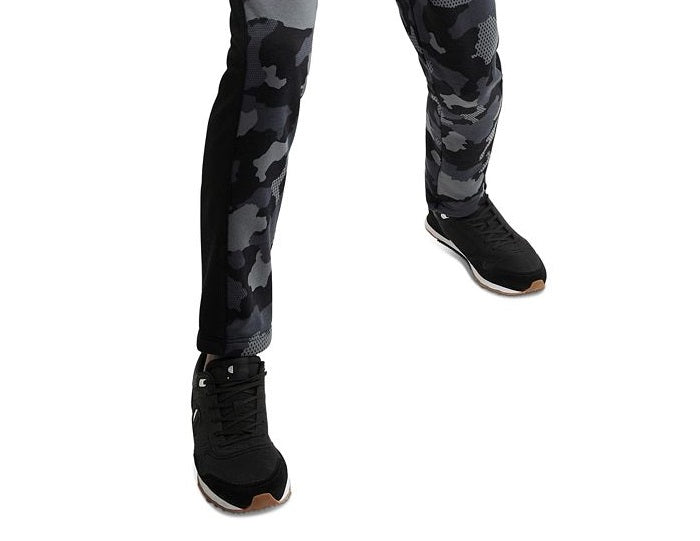 Champion Men's Urban Pursuits Camo Pattern Fleece Drawstring Sweatpants Gray Size X-Large