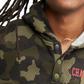 Champion Men's Standard Fit Camouflage Fleece Hoodie Green Size Medium