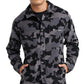 Champion Men's Explorer Fleece Camo Shirt Jacket Gray Size L