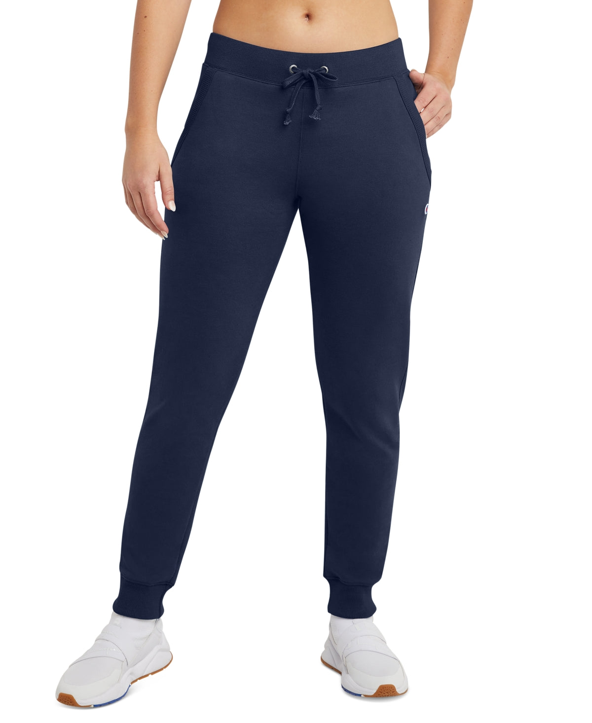 Champion Women's Powerblend Fleece Sweatpant Jogger Blue Size Medium