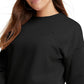 Champion Women's Powerblend Fleece Crewneck Sweatshirt Black Size Small