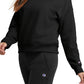 Champion Women's Powerblend Fleece Crewneck Sweatshirt Black Size Small