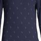 Ralph Lauren Men's Printed Waffle Knit Thermal Pajama Shirt Blue Size Medium