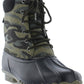 Weatherproof Vintage Men's Camouflage Waterproof Duck Boots Shoes Green Size 13M