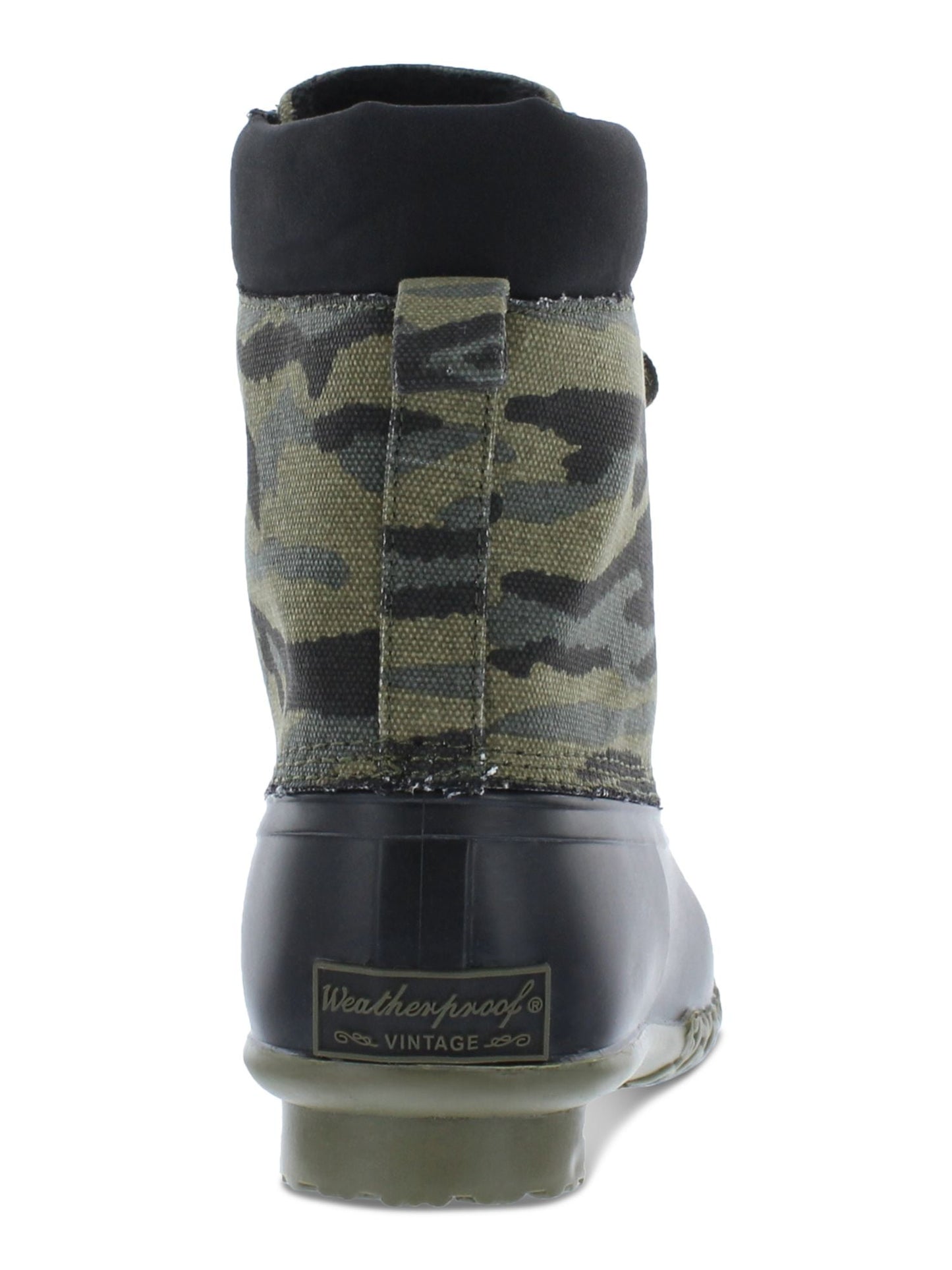 Weatherproof Vintage Men's Camouflage Waterproof Duck Boots Shoes Green Size 13M