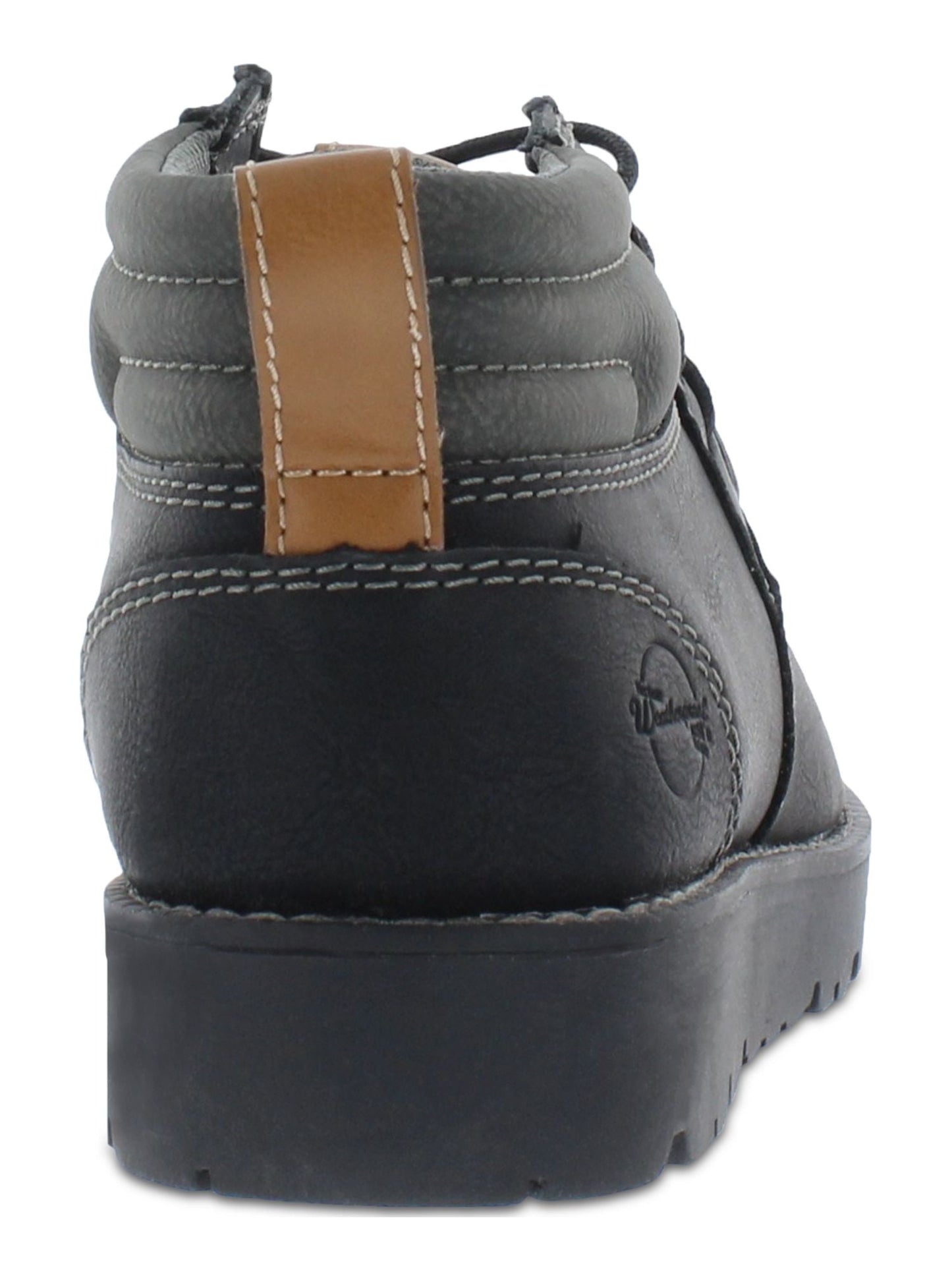 Weatherproof Vintage Men's Faux Leather Chukka Boots Shoes Black Size 8M
