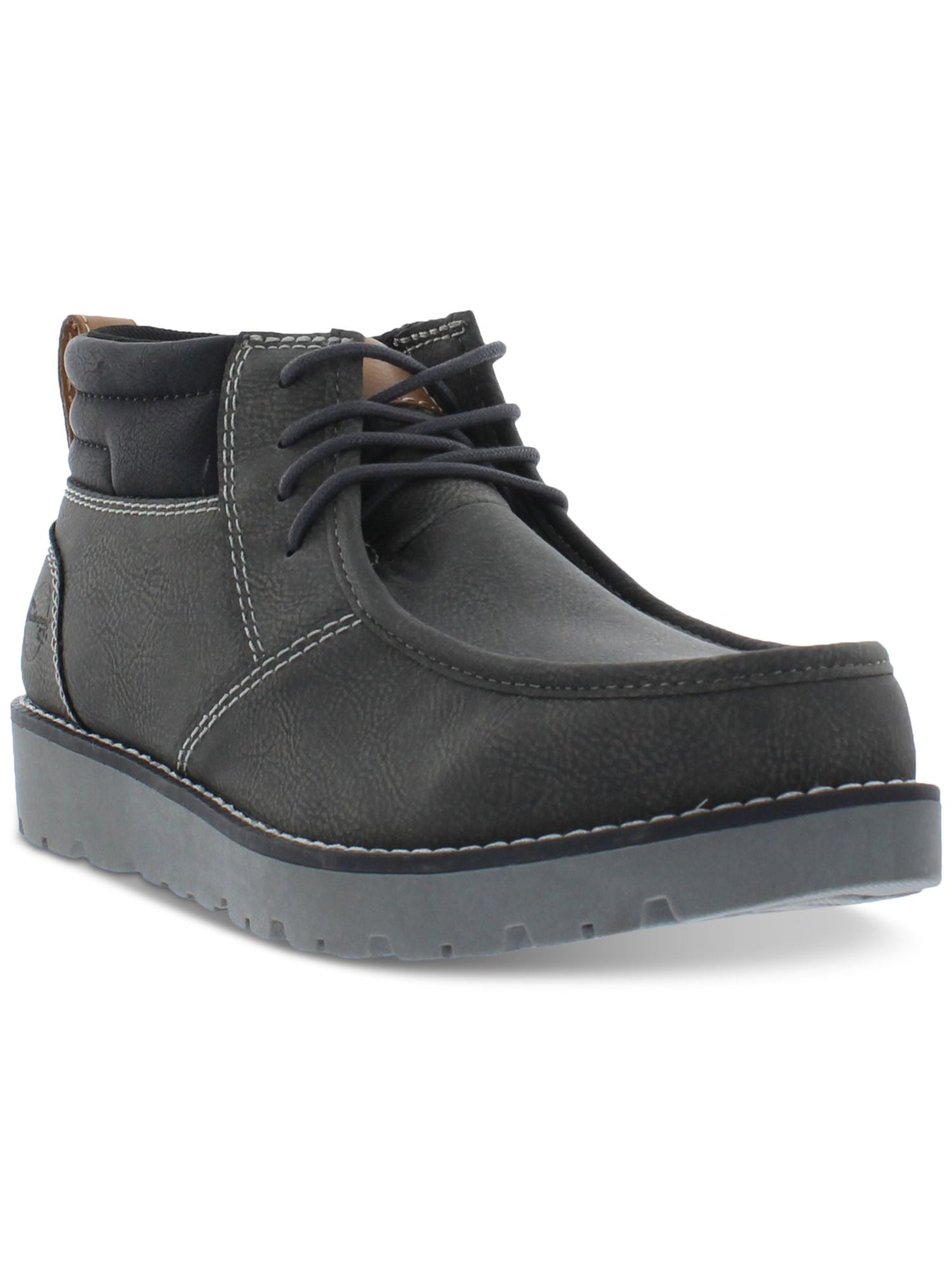 Weatherproof Vintage Men's Faux Leather Chukka Boots Shoes Black Size 9M