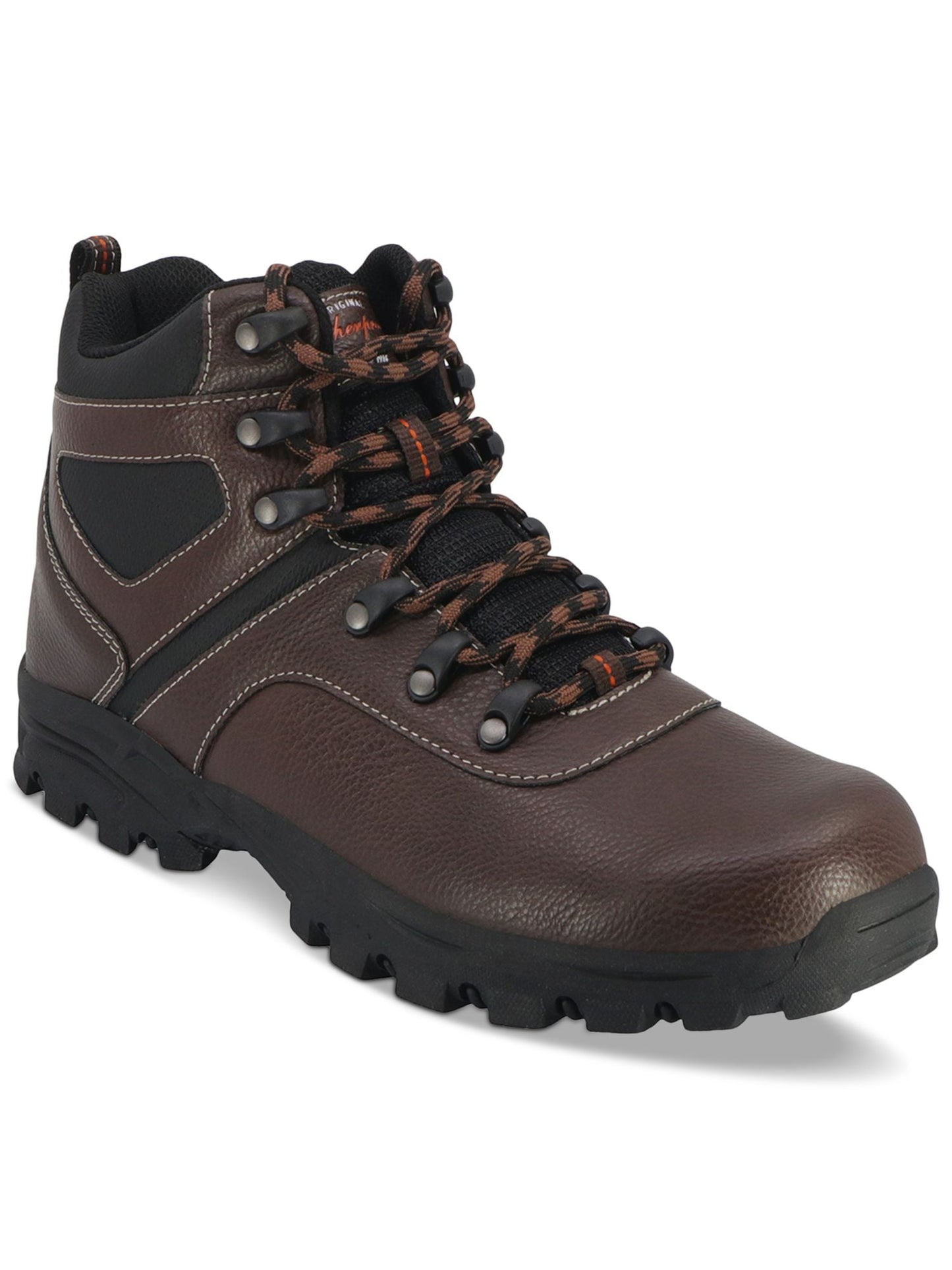 Weatherproof Vintage Men's Hiker Faux Leather Boots Shoes Brown Size 9M