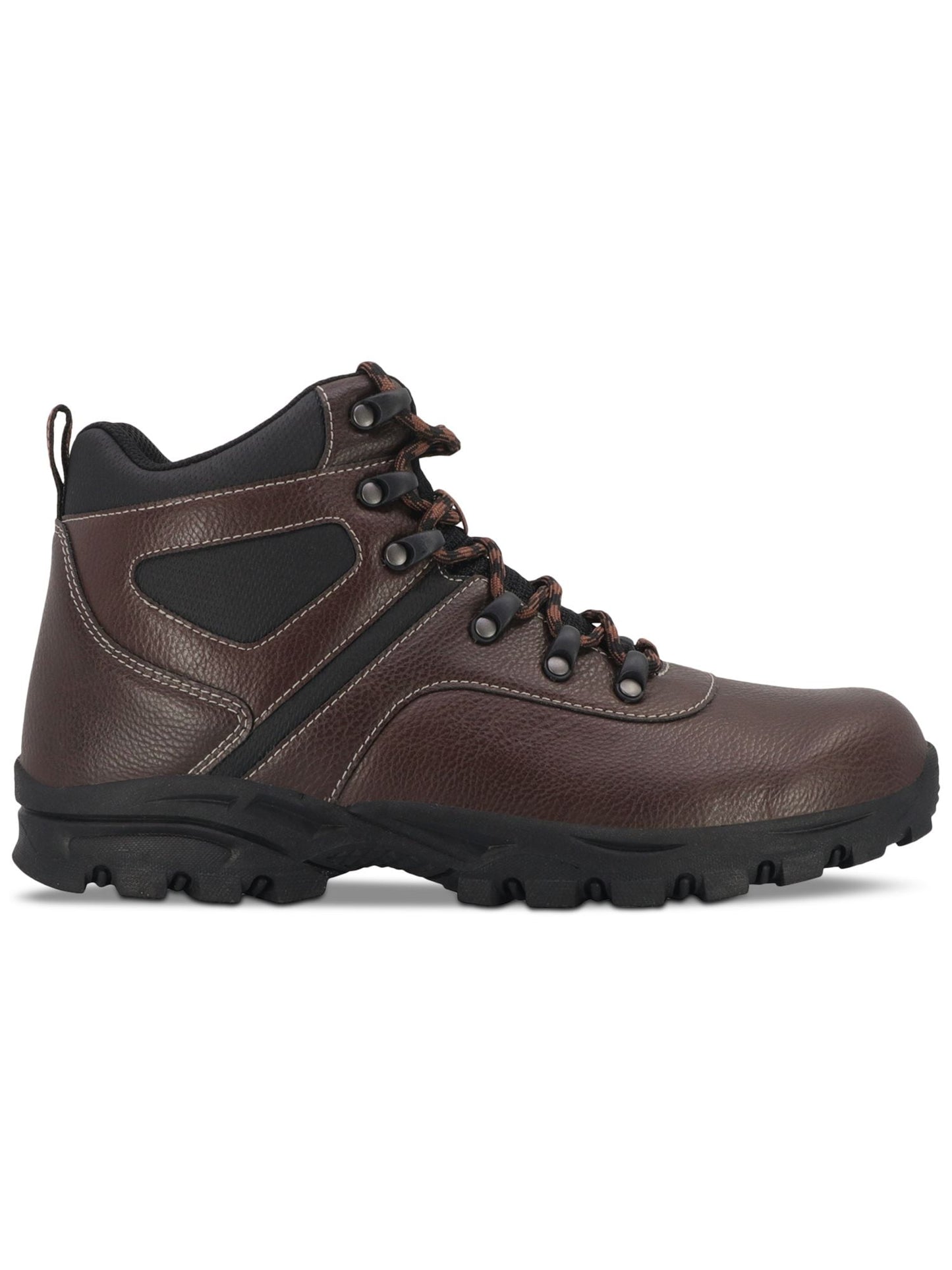 Weatherproof Vintage Men's Hiker Faux Leather Boots Shoes Brown Size 9M
