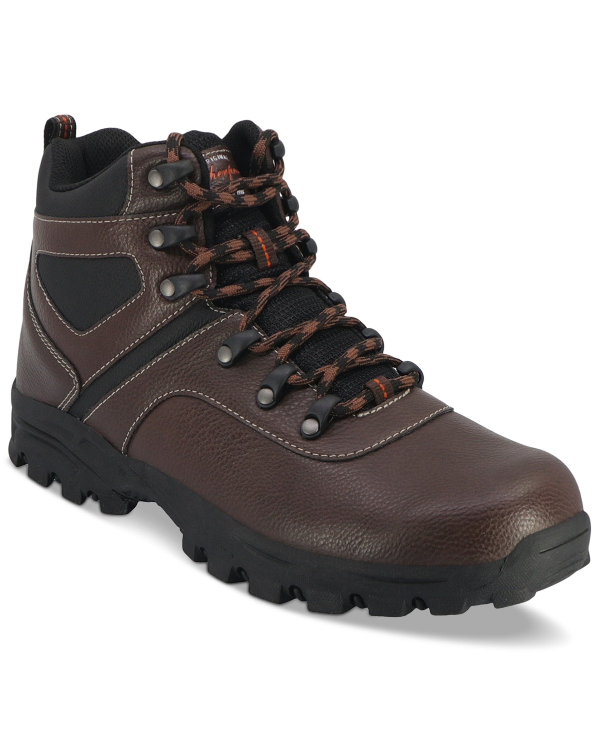 Weatherproof Vintage Men's Hiker Faux Leather Boots Brown Size 11 M