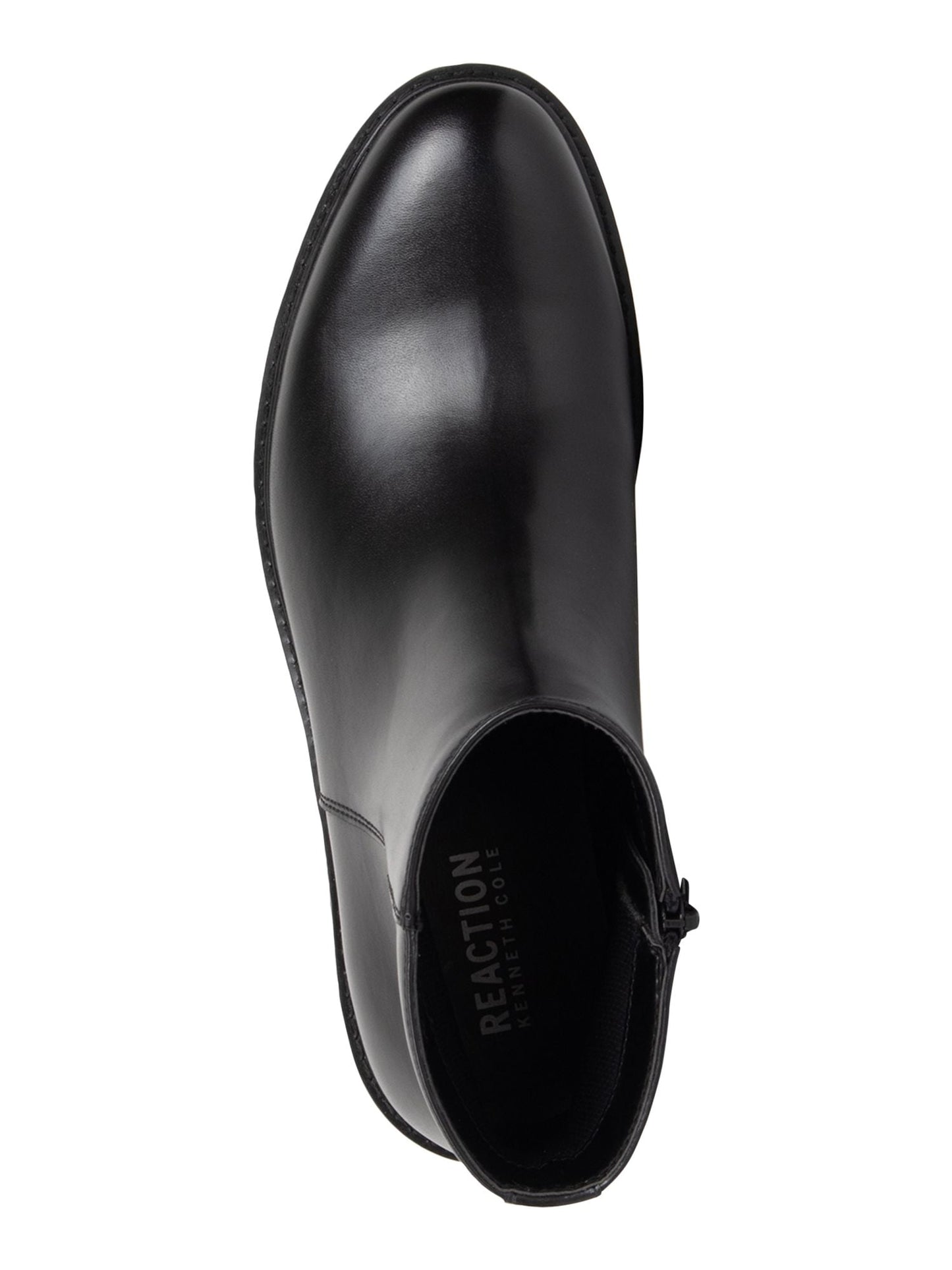 Kenneth Cole Reaction Men's Ely Inside Zipper Chelsea Boot Black Size 11.5 M