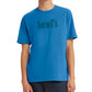Levi's Men's Relaxed Fit Crewneck Poster Logo T shirt Blue Size XX-Large