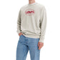 Levi's Men's Relaxed Fit Fleece Sweatshirt Beige Size XX-Large