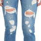 Levi's Women's Cropped Straight Leg Jeans Blue Size 30