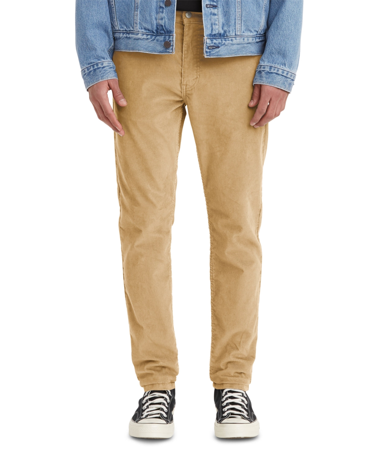 Levi's Men's 512 Slim Tapered Fit Corduroy Jeans Yellow Size 36X32