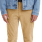 Levi's Men's 512 Slim Tapered Fit Corduroy Jeans Yellow Size 38X30