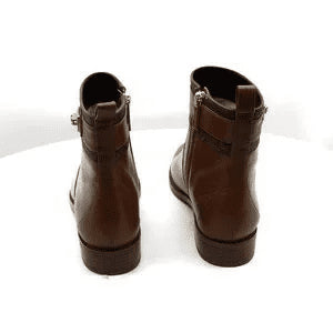 Michael Kors Women's Padma Strap Low Heel Booties Brown Size 6.5