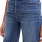 7 For All Mankind Women's High Waist Released Hem Denim Bermuda Shorts Blue Size 16
