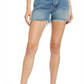 JEN7 Women's Easy Ruby High Waist Relaxed Cutoff Denim Shorts Blue Size 26