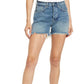 JEN7 Women's Easy Ruby High Waist Relaxed Cutoff Denim Shorts Blue Size 26