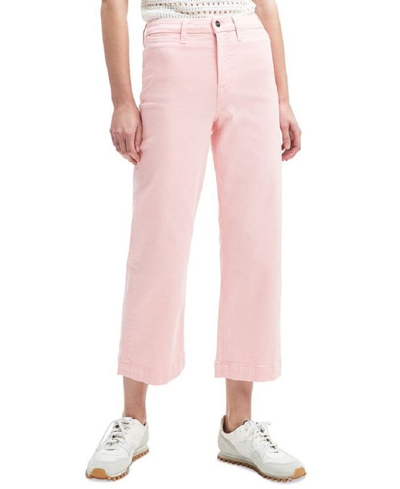 JEN7 Women's High Rise Ankle Jeans Pink Size 8