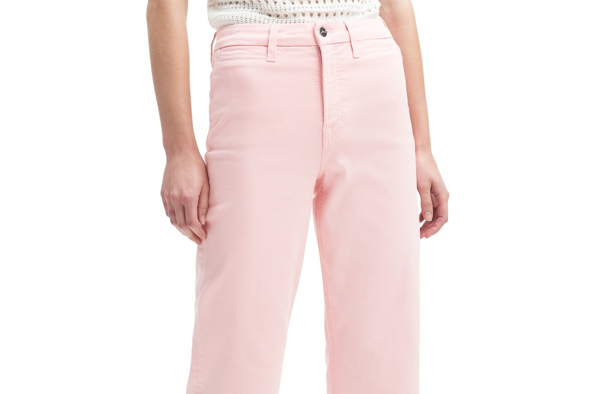 7 For All Mankind Women's Crop Wide leg Jeans Pink Size 18