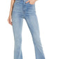 JEN7 Women's High Waist Skinny Bootcut Jeans Blue Size 28