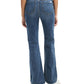 JEN7 Women's Released Hem Trouser Jeans Blue Size 2