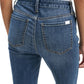 JEN7 Women's Released Hem Trouser Jeans Blue Size 2