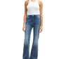 JEN7 Women's Released Hem Trouser Jeans Blue Size 4