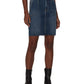 JEN7 Women's Patch Pocket Denim Pencil Skirt Blue Size 4