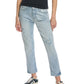 JEN7 Women's Josefina High Waist Ankle Boyfriend Jeans Blue Size 29
