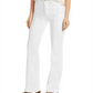 JEN7 Women's High Rise Seam Front Jeans White Size 27