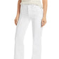JEN7 Women's High Rise Seam Front Jeans White Size 28