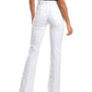 JEN7 Women's High Rise Seam Front Jeans White Size 30
