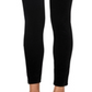 JEN7 Women's Velvet Mid Rise Ankle Skinny Jeans Black Size 29
